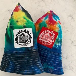 2 Milkcrate Athletics Tie Dye Bucket Hats NWOT